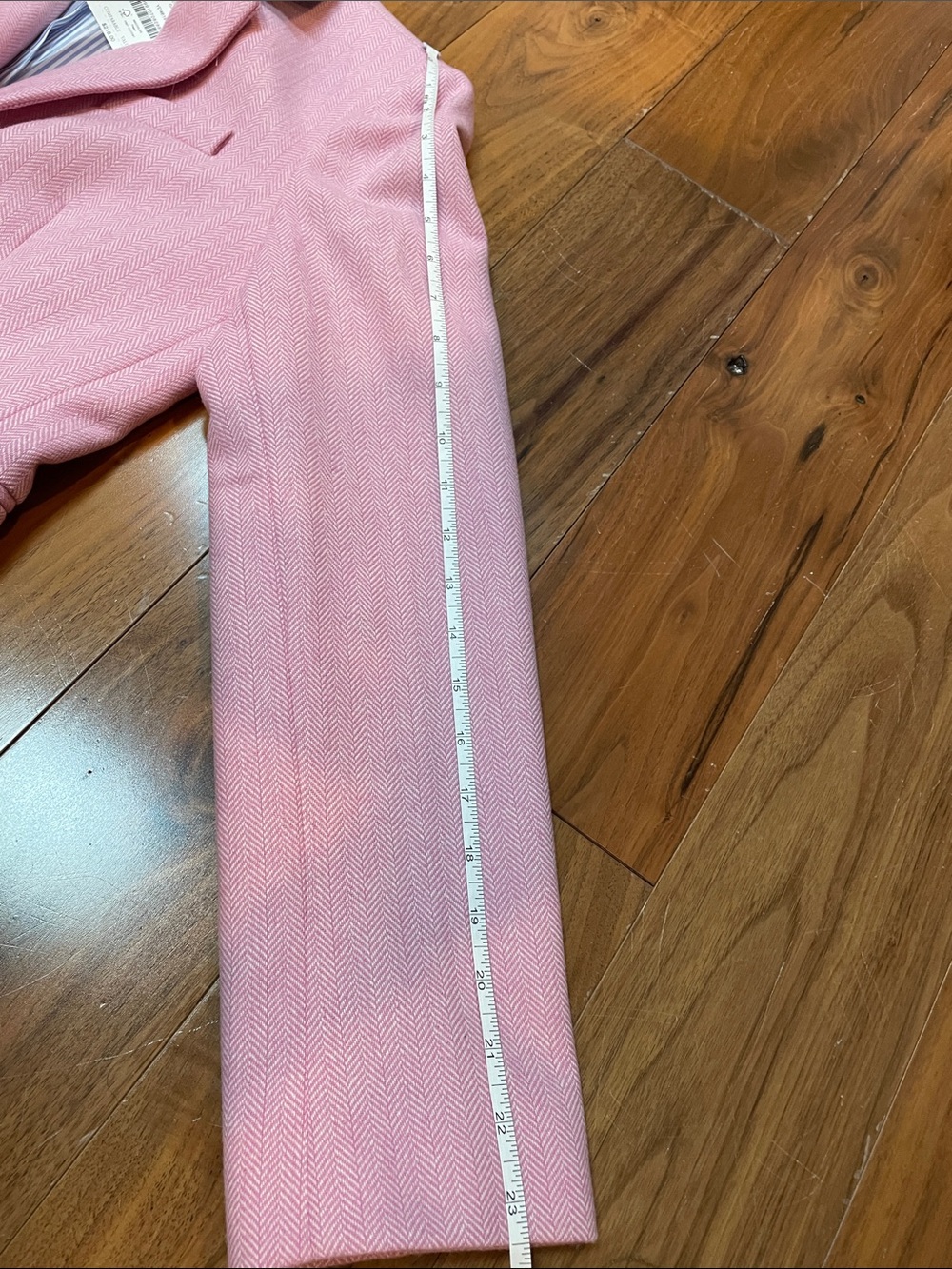 J. Crew Factory Schoolboy Pink Tailored Blazer with Gold Buttons size 6 NWT - Picture 7 of 8